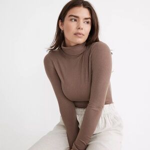 Madewell Ribbed Turtleneck Top
